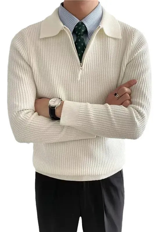 Lorvard Half-Zip Knit Sweater