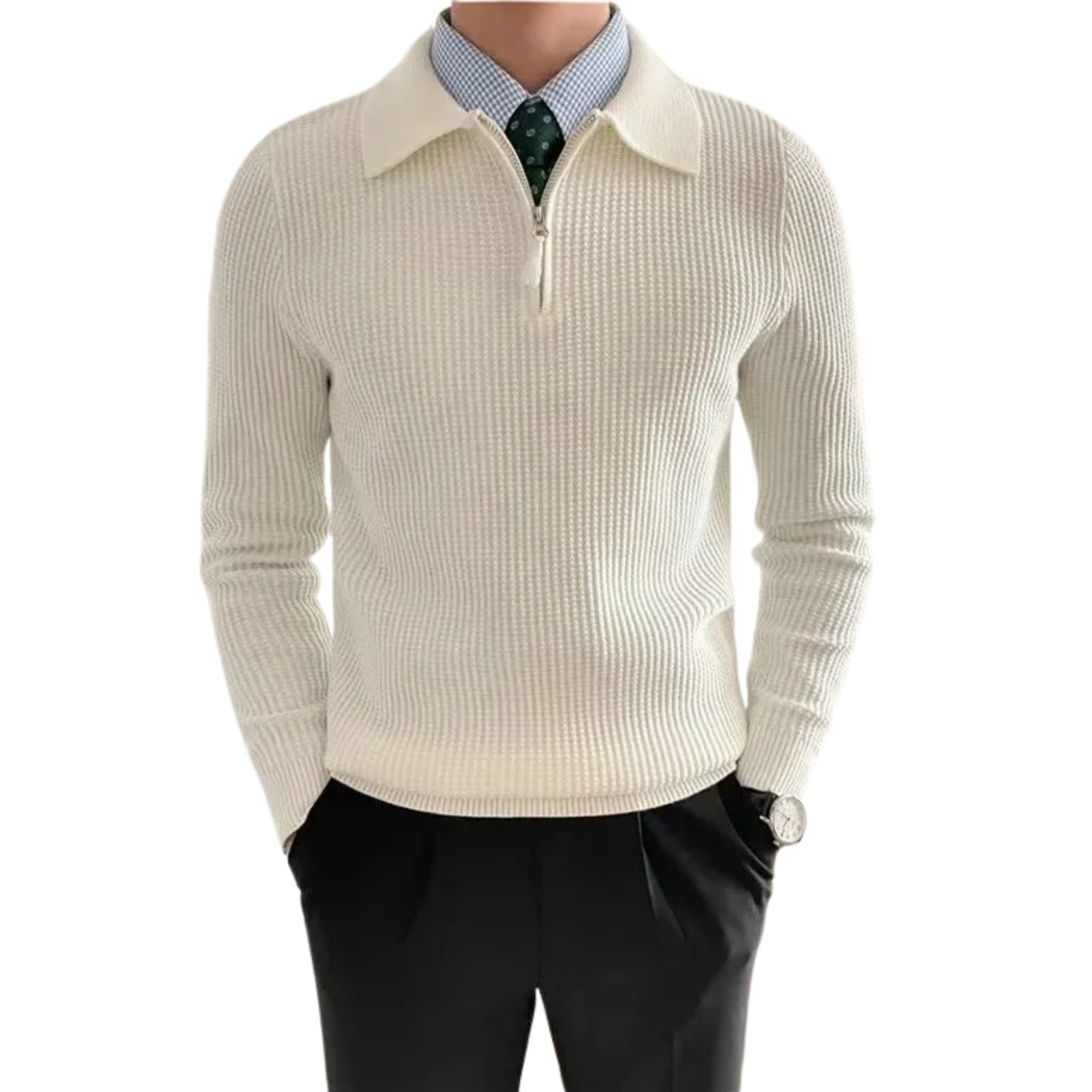 Lorvard Half-Zip Knit Sweater