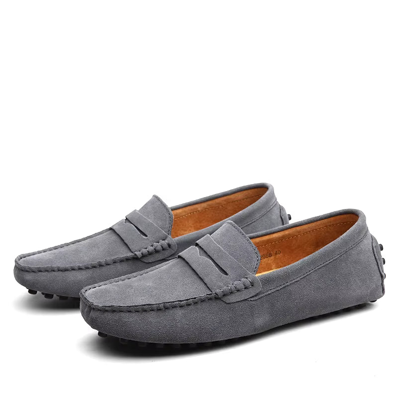 Lorvard Velour Slip-On Loafers