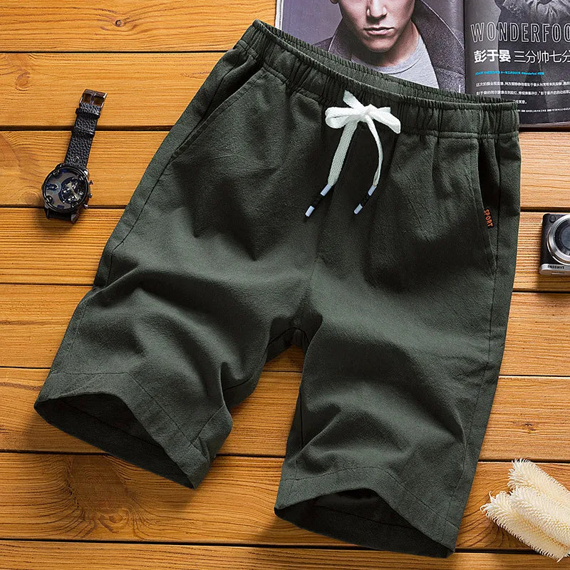 Lorvard Relaxed Linen Shorts
