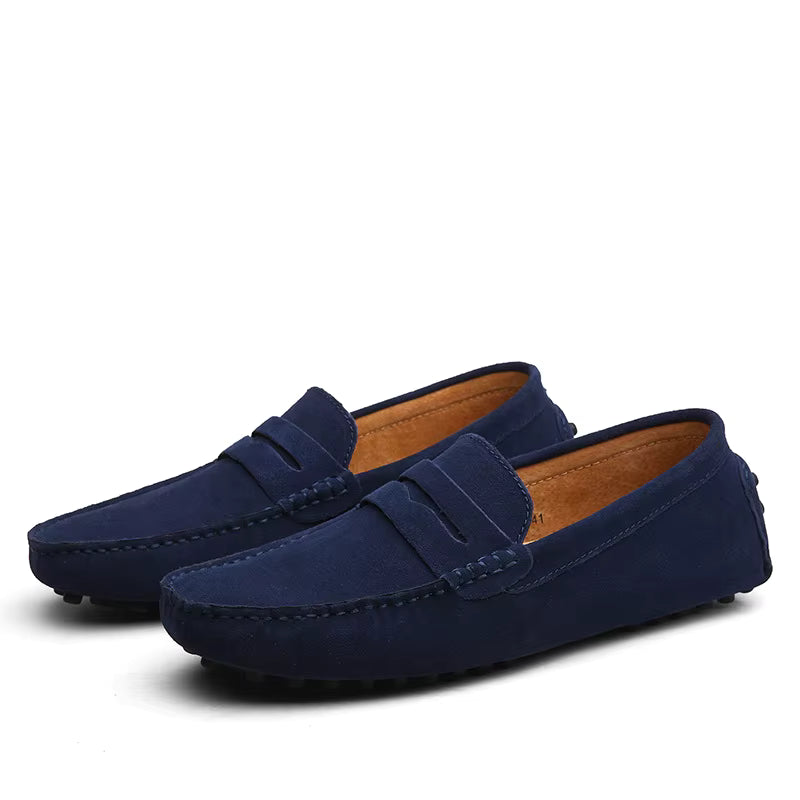 Lorvard Velour Slip-On Loafers