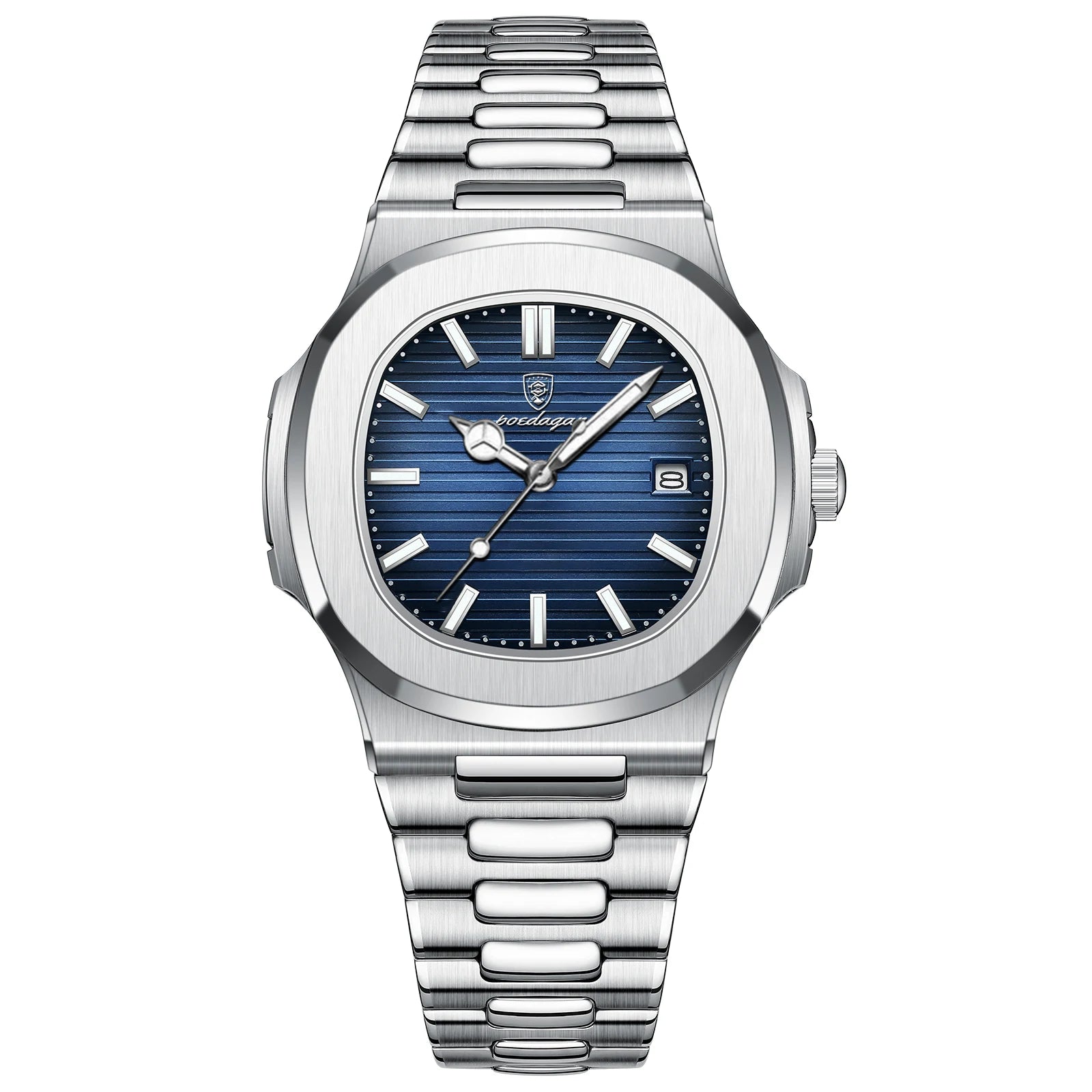 Lorvard Square Steel Watch