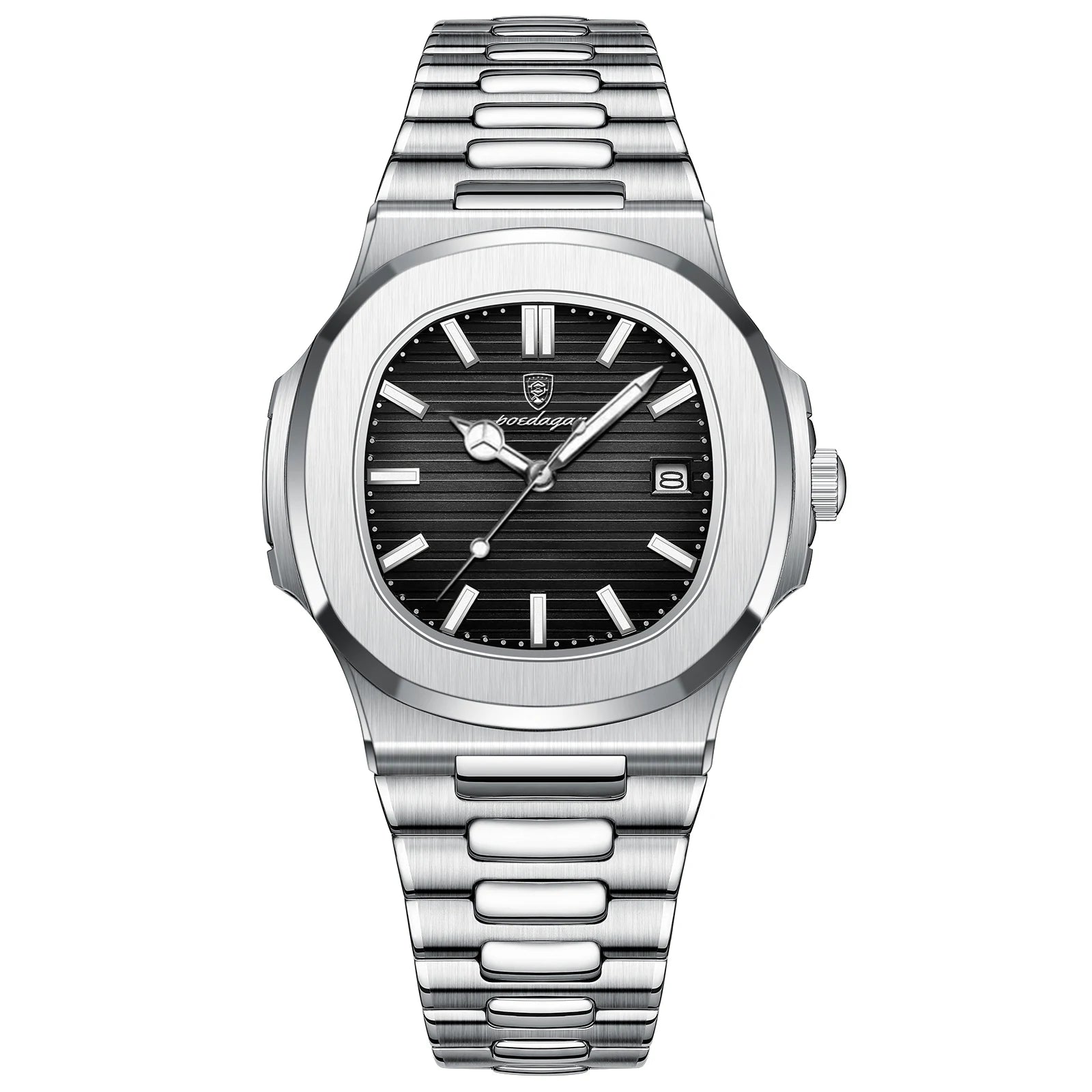 Lorvard Square Steel Watch